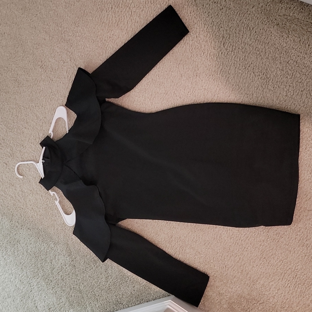 Black Cold Shoulder Dress - Picture 5 of 5